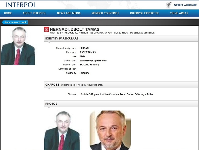 Hernádi Zsolt újra felkerülhet az Interpol körözési listájára