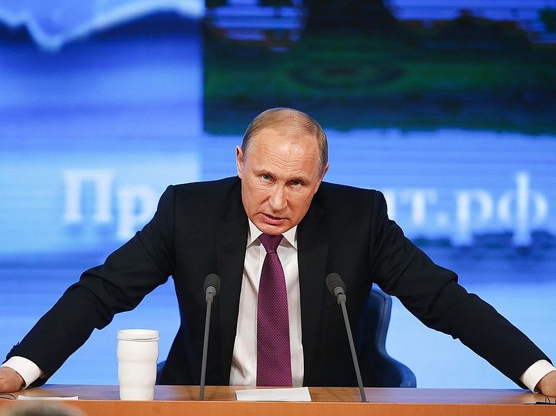 Fenyegető üzenetet küldött Putyin