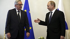 Tárgyalóasztalhoz ült Juncker és Putyin (bővített)