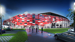 Startolhat a Bozsik Stadion építése