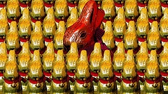Árkörkép - satuba kerülnek a vásárlók húsvétkor