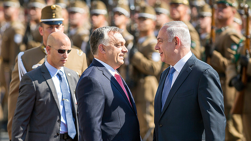 Így használ Orbánnak az izraeli kormányfő - osztrák visszhang