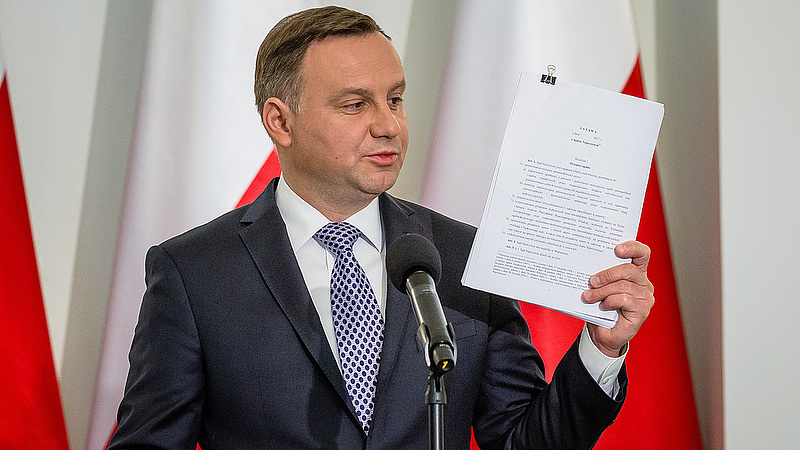 Covidos lett a lengyel elnök