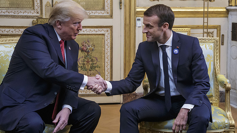 Összevitatkozott Trump és Macron