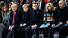 Macron, Merkel, Putyin és Trump közösen emlékezett a Nagy háborúra