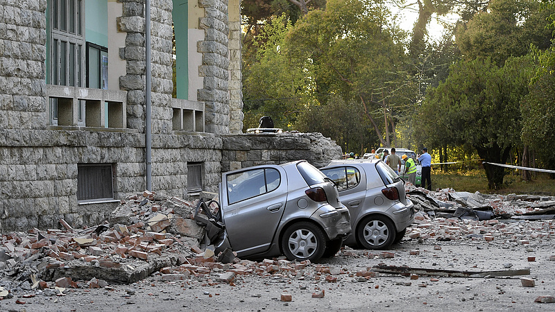 Súlyos földrengés volt Albániában