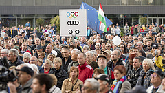 Borkai ellen tüntettek Győrben