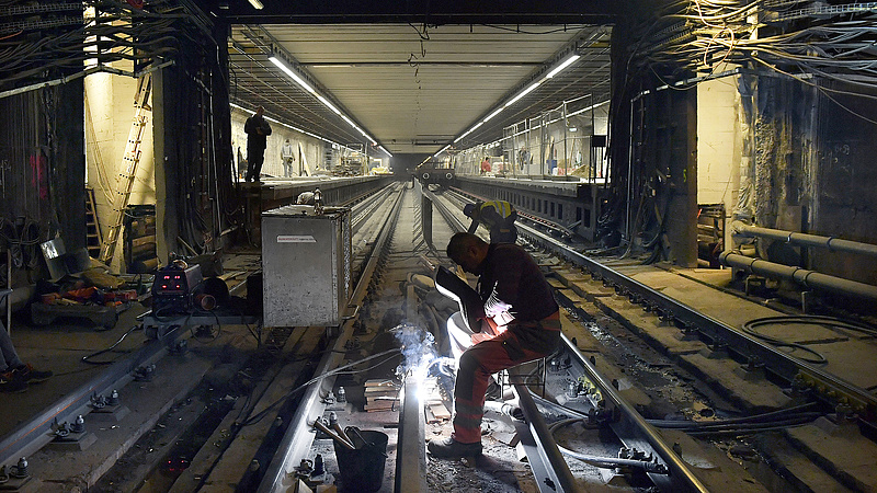 Csak az északi szakaszon jár a 3-as metró a januári hétvégéken