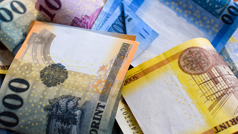 Több hónapos mélyponton a forint - drágul az euró és a dollár