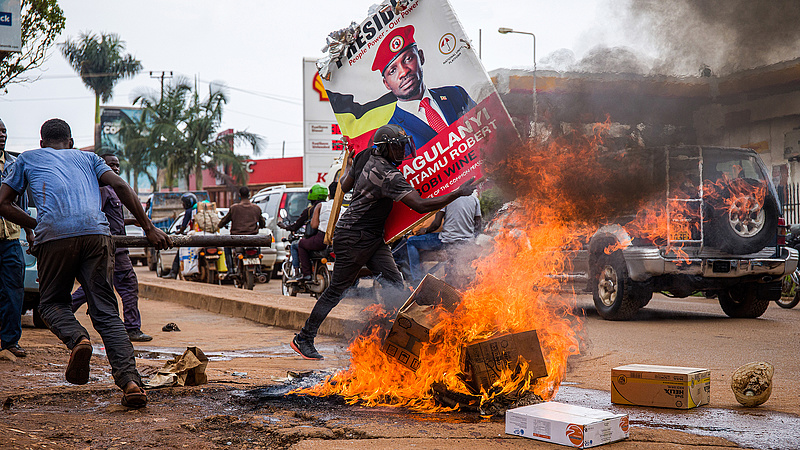 Már 28-an haltak meg az ugandai elnökválasztási kampányban