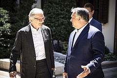 Orbán Viktor Schüssel korábbi osztrák kancellárral tárgyalt