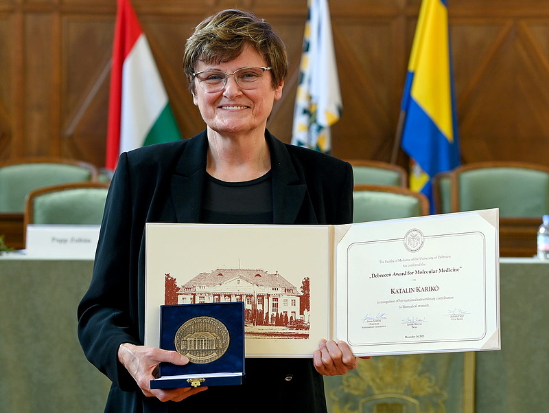 Bill Gates után Karikó Katalin kapta az egyik legrangosabb díjat Amerikában