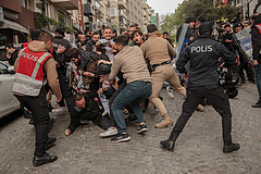 Tüntetést vertek szét a török hatóságok Isztambulban