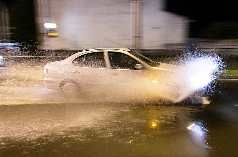 Több mint 100 milliméternyi eső esett egy hét alatt Miskolcon