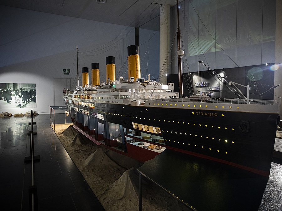 A Titanic helyreállított modellje